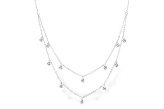 B310-83444: NECKLACE .22 TW (18 INCHES)
