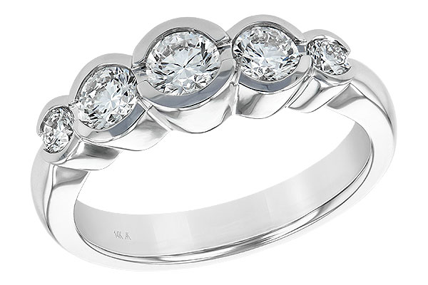 K129-97043: LDS WED RING 1.00 TW