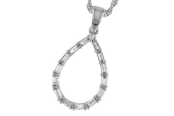 A311-78844: NECKLACE .27 BAG .28 TW