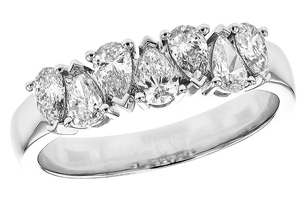 B311-77926: LDS DIA WED RG .97 TW (7 PEARS)