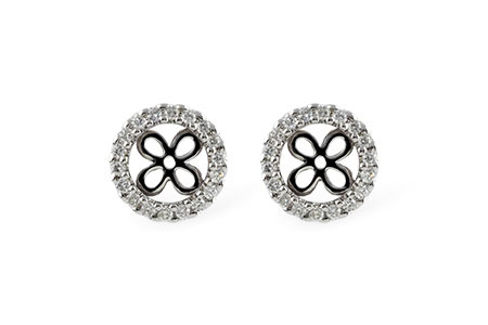 E224-49753: EARRING JACKETS .30 TW (FOR 1.50-2.00 CT TW STUDS)
