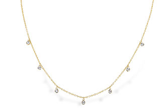 E310-83444: NECKLACE .12 TW (18 INCHES)