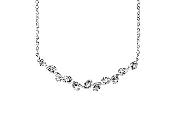 E311-80680: NECKLACE .25 TW (18")