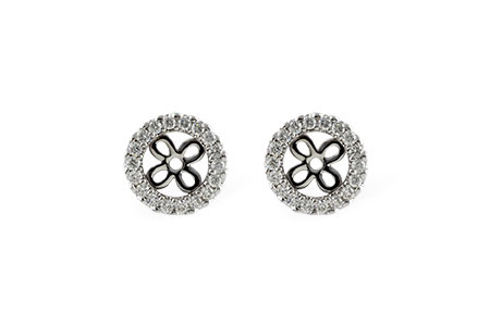 F224-49744: EARRING JACKETS .24 TW (FOR 0.75-1.00 CT TW STUDS)