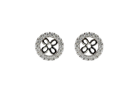 F224-49744: EARRING JACKETS .24 TW (FOR 0.75-1.00 CT TW STUDS)