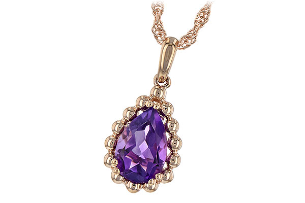 G226-31616: NECKLACE 1.06 CT AMETHYST