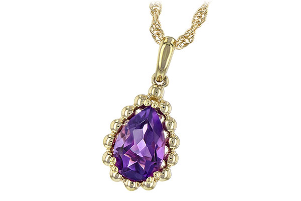 G226-31616: NECKLACE 1.06 CT AMETHYST