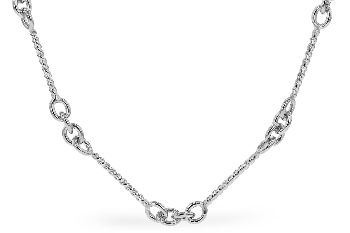 G310-87989: TWIST CHAIN (0.80MM, 14KT, 8IN, LOBSTER CLASP)
