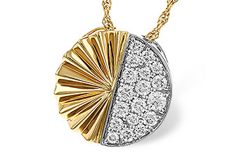 H311-79734: NECKLACE .50 TW