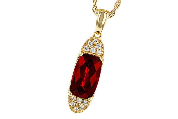 H311-79743: NECK 2.45 GARNET 2.55 TGW