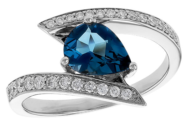 L311-74307: LDS RG 1.04 LONDON BLUE TOPAZ 1.28 TGW (8x6MM)